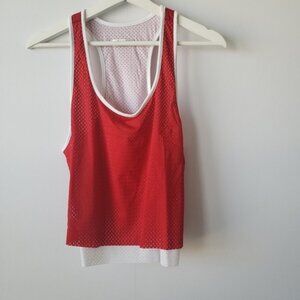 Nuyu essential mesh double layer Stanford tank top size S